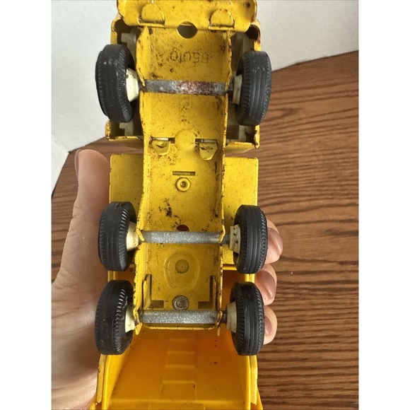 Vintage Tonka Mini Shell Tanker Fuel Delivery Truck Yellow USA  #55010 1970's. - Picture 4 of 5